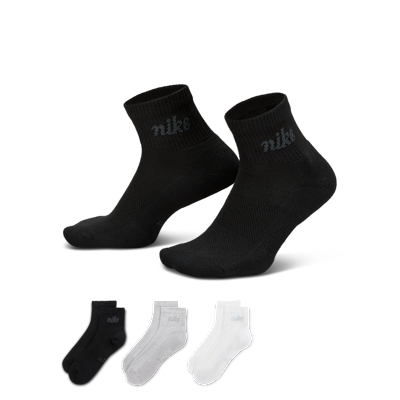 Nike Everyday Elevated Ankle Socks (3 Pairs) from Nike - $28