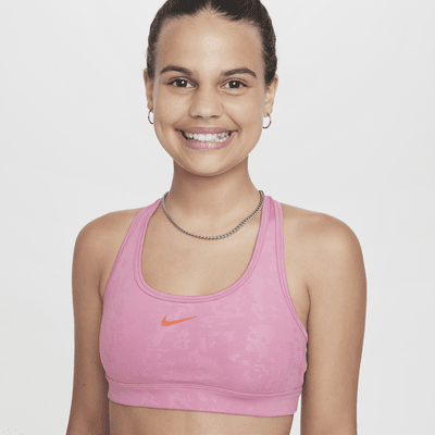 Bra deportivo reversible para niña Nike Swoosh