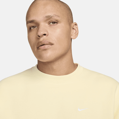 Fleecetröja med rund hals Nike Solo Swoosh för män