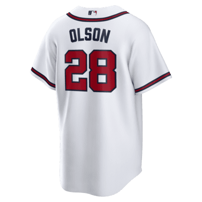 MLB Atlanta Braves (Matt Olson) Men's Replica Baseball Jersey