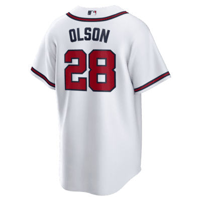 MLB Atlanta Braves (Cole Hamels) Men's Replica Baseball Jersey.