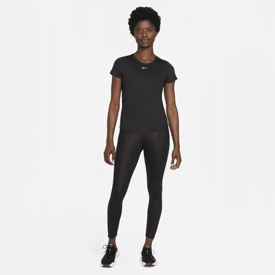 Haut à manches courtes et coupe slim Nike Dri-FIT One pour Femme