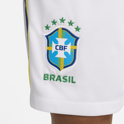 กางเกงฟุตบอลขาสั้น Replica ผู้ชาย Nike Dri-FIT Brazil 2024 Stadium Away