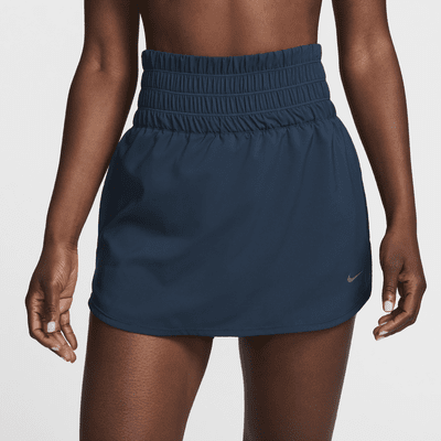 Skort Dri-FIT de tiro ultraalto para mujer Nike One