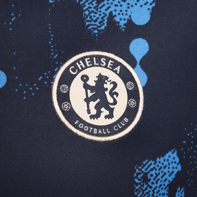 Chelsea FC Academy Pro Nike Dri-FIT Pre-Match Kurzarm-Fußballoberteil (Herren)