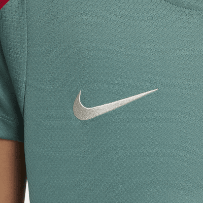 Liverpool FC Strike Nike Dri-FIT knit voetbaltop met korte mouwen voor kids