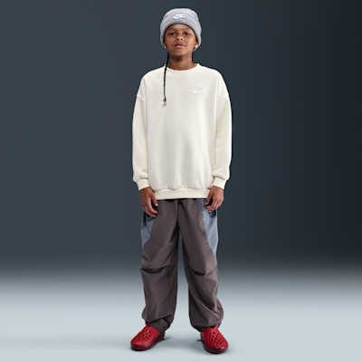 Sudadera oversized para niños talla grande Nike Sportswear Club Fleece