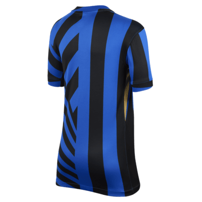 Maglia da calcio replica Nike Dri-FIT Inter 2024/25 Stadium per ragazzo/a – Home