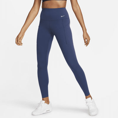 Leggings de largo completo y tiro alto de media sujeción con bolsillos para mujer Nike Universa