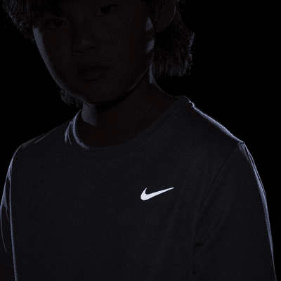 Nike Dri-FIT Miler trainingstop met korte mouwen voor jongens