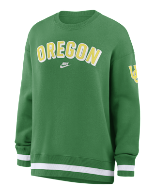 Женские  Oregon Legacy Phoenix Nike College Oversized Pullover Crew