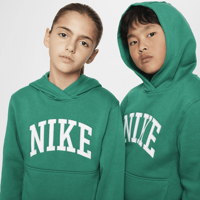 Sudadera con gorro para niños talla grande Nike Sportswear Club Fleece