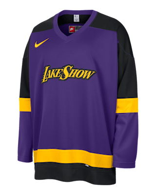 Мужские джерси Los Angeles Lakers City Edition Nike NBA Hockey Jersey