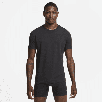 triathlete Spektakulær wafer Nike Everyday Cotton Stretch Men's Slim Fit Crew-Neck Undershirt (2-Pack).  Nike.com