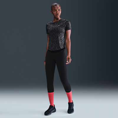 Haut de running à manches courtes Dri-FIT Nike Swift pour femme