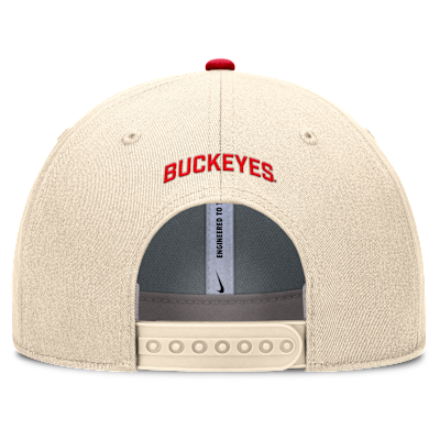 Ohio State Primetime Rise Men's Nike Dri-FIT College Trucker Adjustable Hat