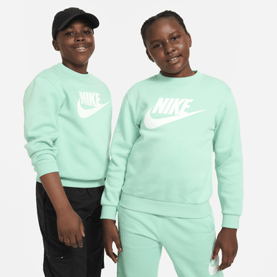 Fleece Big Club Kids\' (Extended Nike Sweatshirt Sportswear Size).