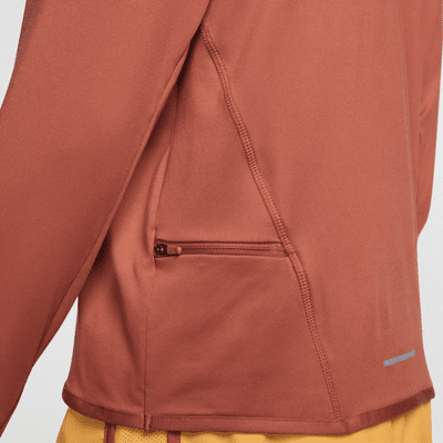 Nike Swift hardlooptop met korte rits en UV-bescherming voor dames