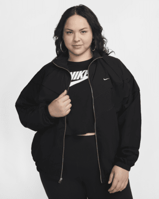 Женская куртка Nike Windrunner Loose UV Woven Full-Zip (Plus Size) для бега