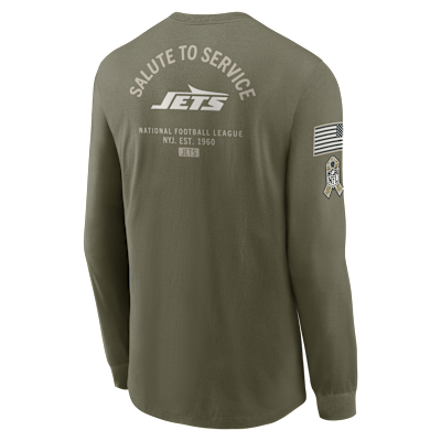 New York Jets Salute to Service Men's Nike NFL Long-Sleeve T-Shirt