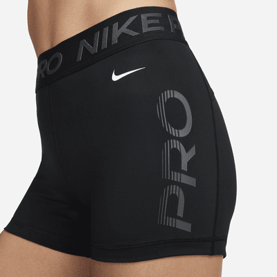 Nike Pro Women's Mid-Rise 3" Graphic Shorts