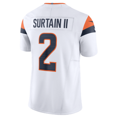 Jersey de fútbol americano Nike Dri-FIT de la NFL Limited para hombre Patrick Surtain II Denver Broncos