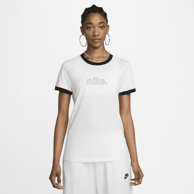 Playera para mujer Nike Sportswear Ringer