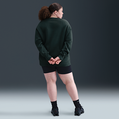 Sudadera oversized de cuello redondo de tejido Fleece para mujer (talla grande) Nike Sportswear Phoenix