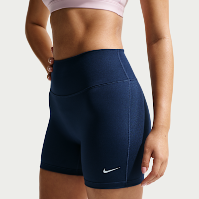 Nike One Bike Shorts mit hohem Bund für Damen (ca. 12,5 cm)