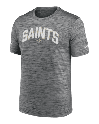 Nike Dri Fit New Orleans Saints Gold Short Sleeve Athletic Shirt Mens NWT