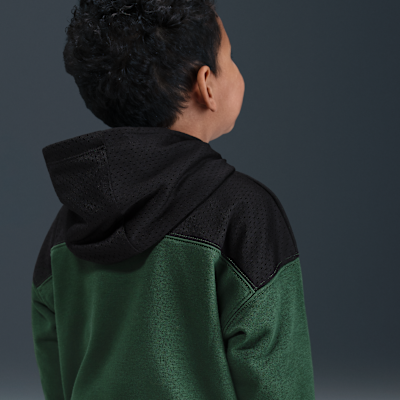 Nike Sportswear Toddler P.E. Conjunto de pants y sudadera con gorro sin cierre con bloques