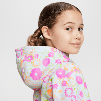 Sweat à Capuche Enfant Imprimé Cheval - Pour Fille, Manches Longues, Polyester Doux