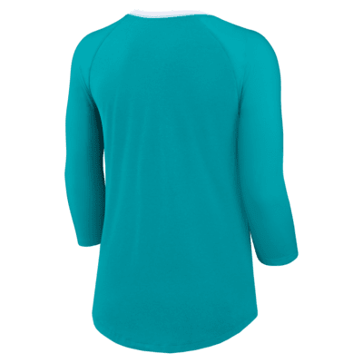 Miami Dolphins Women's Nike NFL 3/4-Sleeve T-Shirt