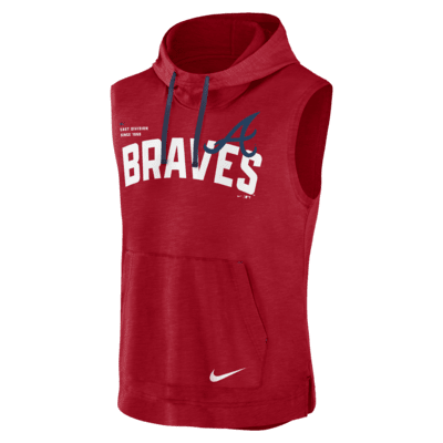 Nike Athletic (MLB Atlanta Braves) Men's Sleeveless Pullover
