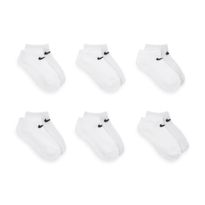 Nike Mesh and Cushioned Little Kids' No-Show Socks (6 Pairs)