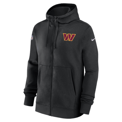 Men's Nike Burgundy Washington Commanders Performance Sideline Lockup  Full-Zip Hoodie