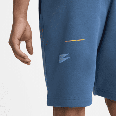 blue and green nike shorts