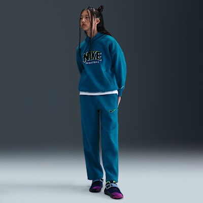 Sudadera con gorro sin cierre de tejido Fleece para niños talla grande Nike Culture of Basketball