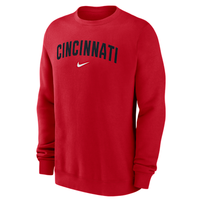 Cincinnati Reds 2-Hit Men's Nike MLB Pullover Crew from Nike - $90