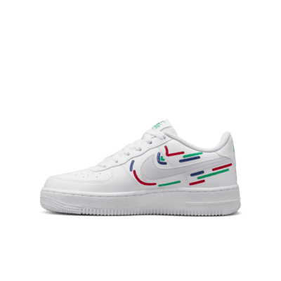 nike white air force 1 trainers youth