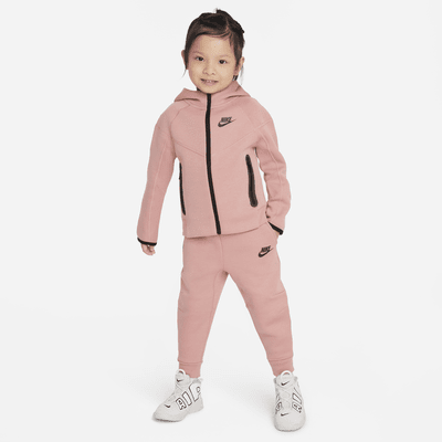 Conjunto de sudadera con gorro de dos piezas infantil Nike Sportswear Tech Fleece Full-Zip Set