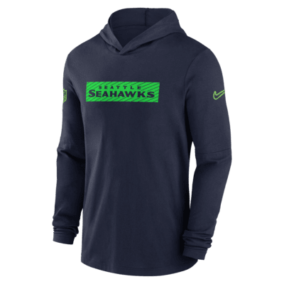 Seattle Seahawks Sideline Men's Nike Dri-FIT NFL Long-Sleeve Hooded Top