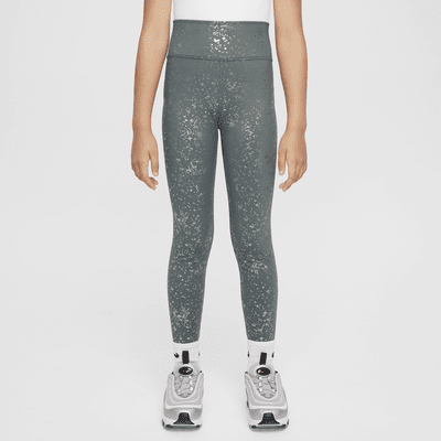 Nike One Big Kids' (Girls') Dri-FIT High-Waisted Leggings