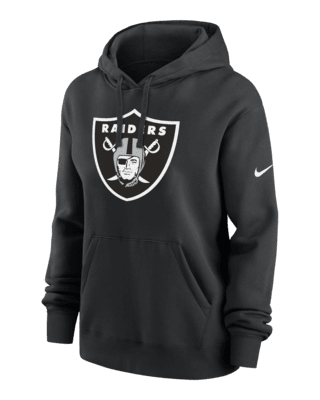 Женское худи Las Vegas Raiders Club Nike NFL Pullover Hoodie