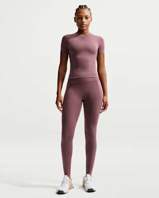 Женские тайтсы Nike Universa High-Waisted Full-Length Leggings with No Front Seam
