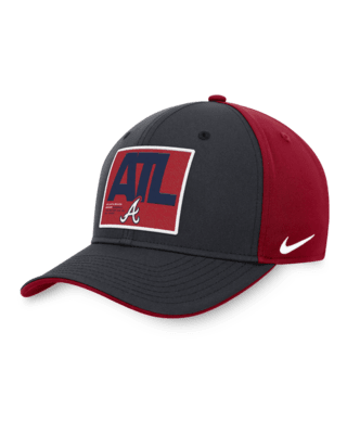 Мужские  Atlanta Braves Classic99 Color Block Nike MLB Adjustable Hat