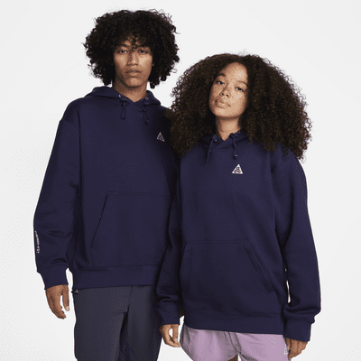 Unisex Nike ACG Therma-FIT Fleece Pullover Hoodie in Purple, Size: 2XL | DH3087-599