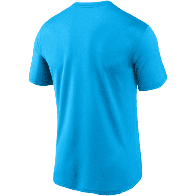 Nike Men's Blue Miami Marlins Wordmark Legend T-Shirt - Blue