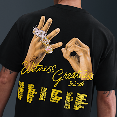 レブロン "Uncharted"⁠メンズ マックス90 バスケットボール Tシャツ