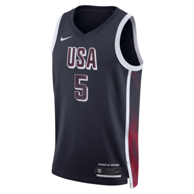 Anthony Edwards Team USA USAB Limited Road Unisex Nike Dri-FIT Basketball Jersey. Nike.com